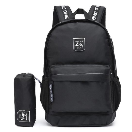 Mochila Escolar Polo One Impermeável Reforçada Trabalho - Preto Menor preço em Mochila Escolar Polo One Impermeável Reforçada Trabalho - Preto