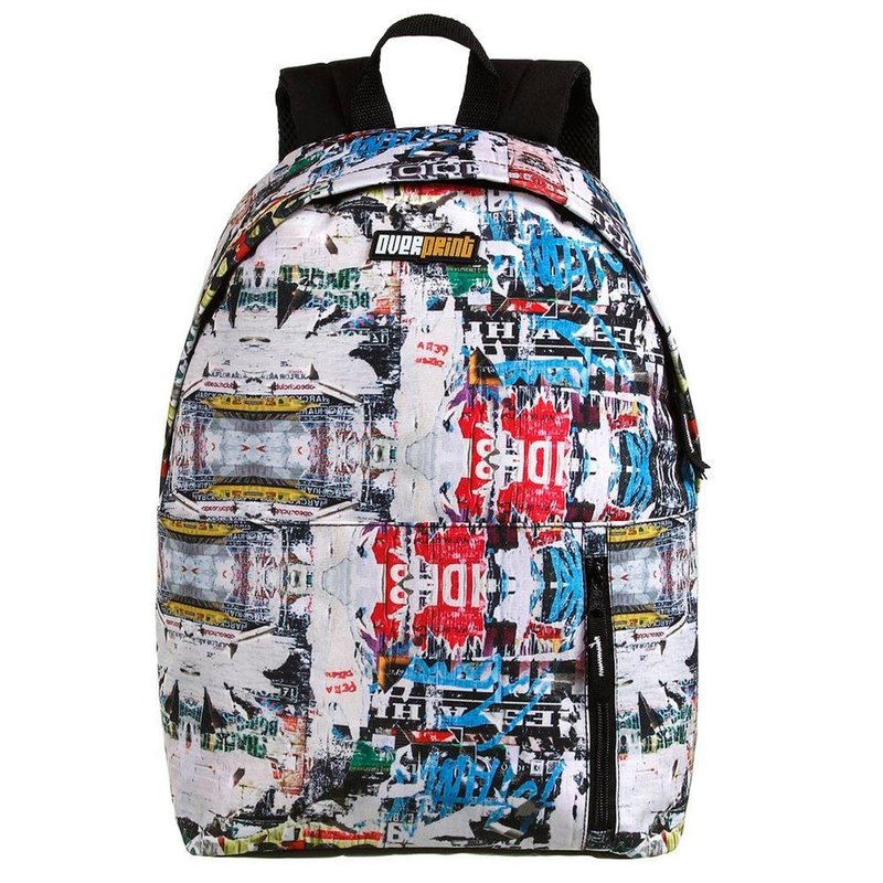 Mochila Escolar Skatewear Overprint Grafitti Mochila Escolar Skatewear Overprint Grafitti