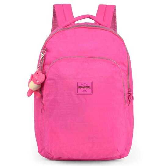 Mochila Escolar Up4You para Notebook Pink MJ48949UP-PK - Rosa+Pink Menor preço em Mochila Escolar Up4You para Notebook Pink MJ48949UP-PK - Rosa+Pink