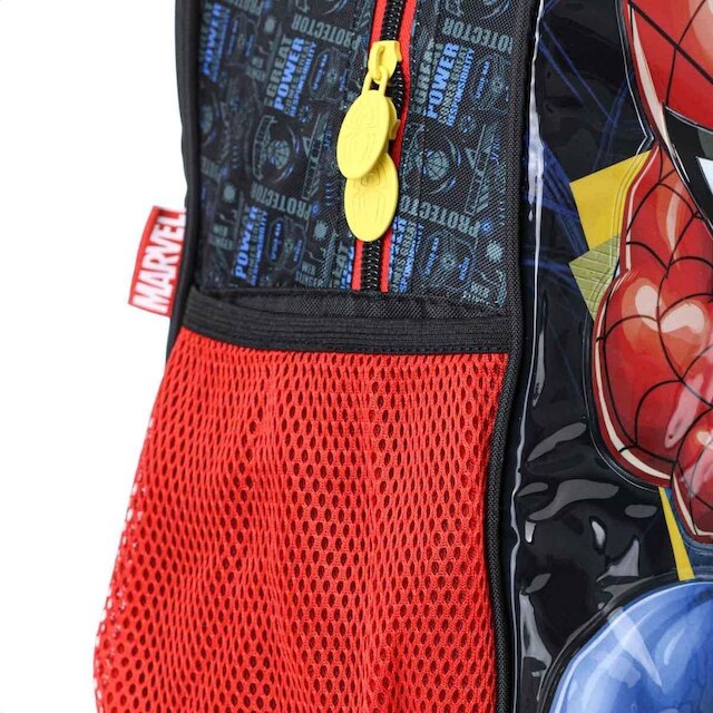 Mochila Escolar Xeryus 14 SpiderMan 13343 Preto e Azul - Infantil