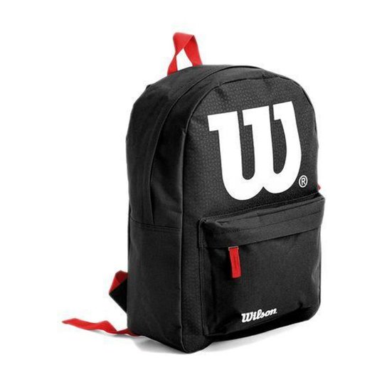 Mochila Esportiva Escolar Wilson Classic Original - Preto Menor preço em Mochila Esportiva Escolar Wilson Classic Original - Preto