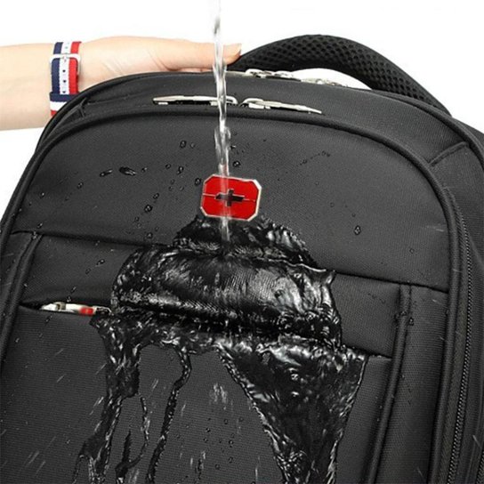 Mochila Executiva com 4 Rodinhas 360º e Entrada USB