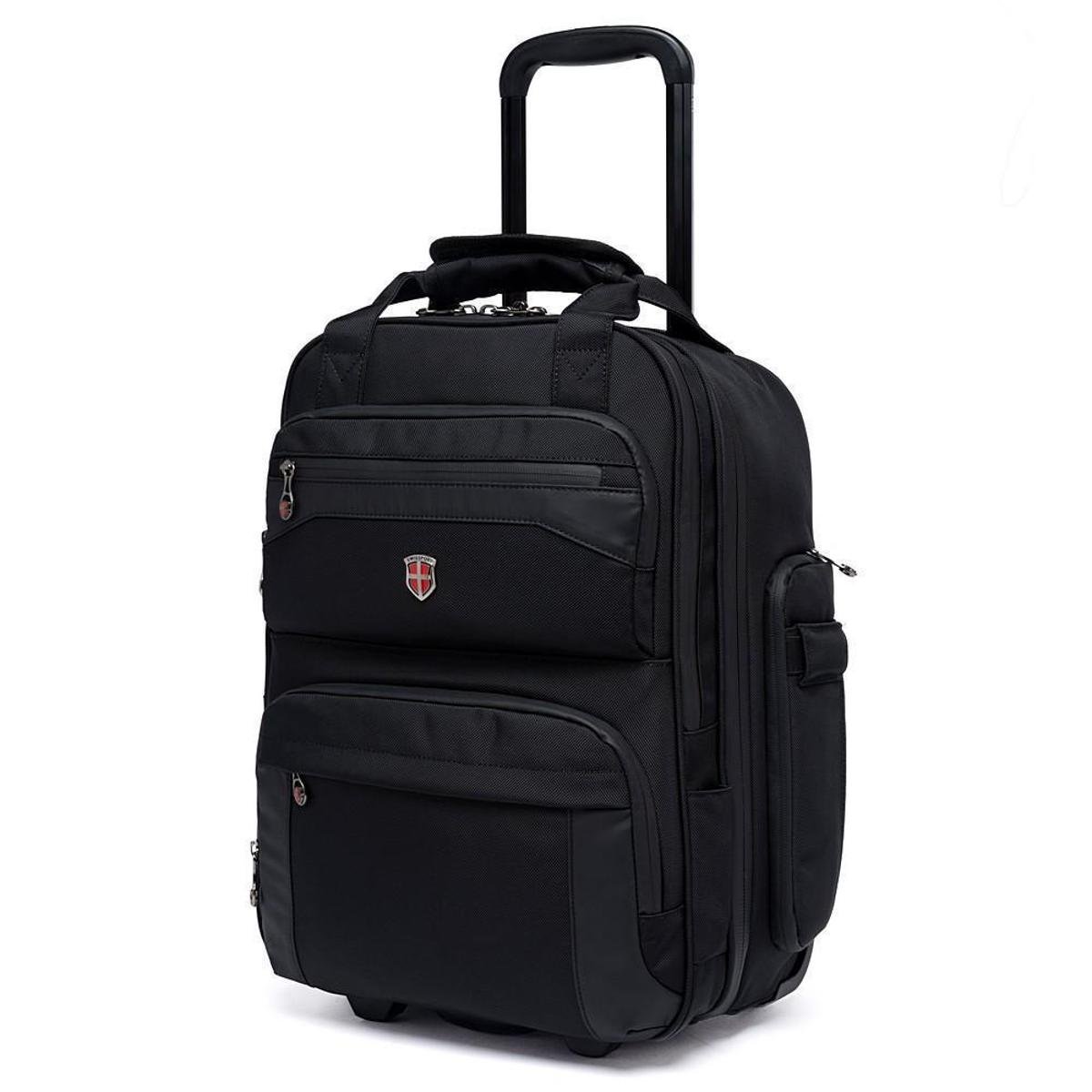 Mochila Executiva De Rodinhas Espaçosa Trabalho Notebook Menor preço em Mochila Executiva De Rodinhas Espaçosa Trabalho Notebook