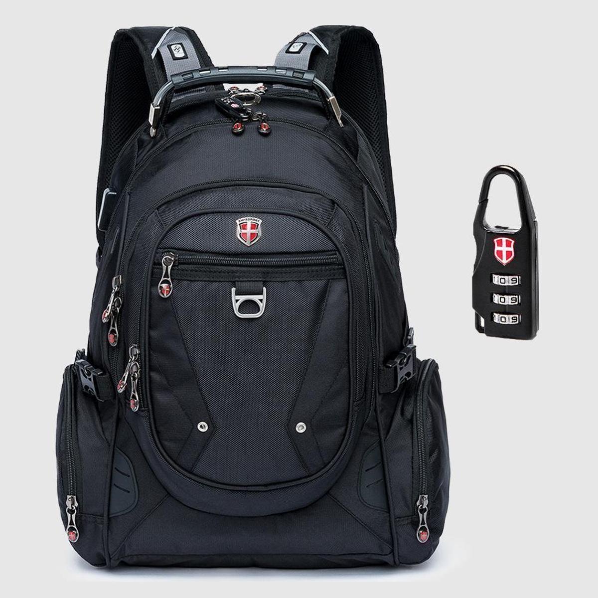 Mochila Executiva impermeável Antifurto Notebook Grande Cabo De Aço 30L Menor preço em Mochila Executiva impermeável Antifurto Notebook Grande Cabo De Aço 30L