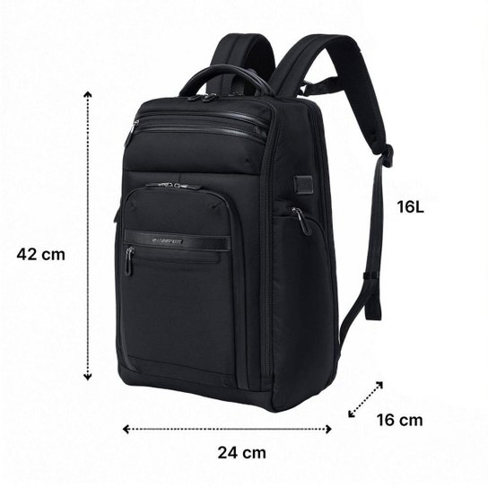 Mochila Executiva Masculina Notebook Resistente 16 Litros