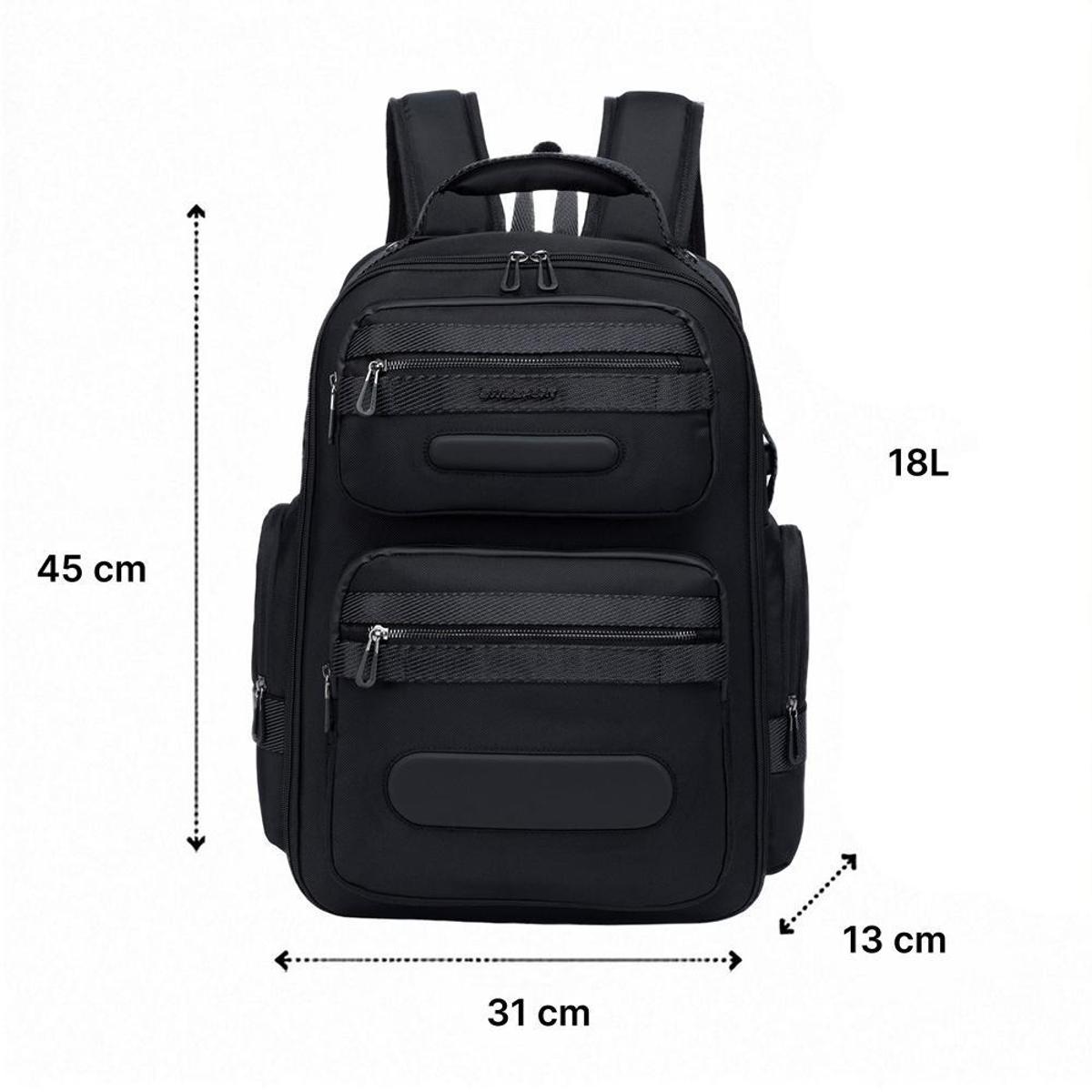 Mochila Executiva Masculina Notebook Trabalho Espaçosa 18 Litros ...
