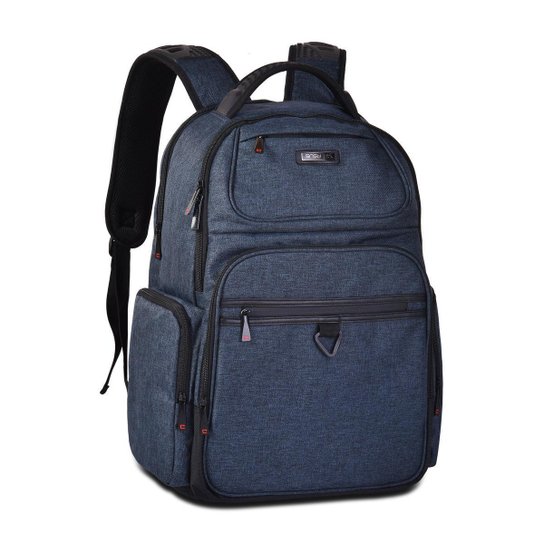 MOCHILA EXECUTIVA MODERNA CASUAL ASUS ESPAÇOSA RESISTENTE - Azul Menor preço em MOCHILA EXECUTIVA MODERNA CASUAL ASUS ESPAÇOSA RESISTENTE - Azul