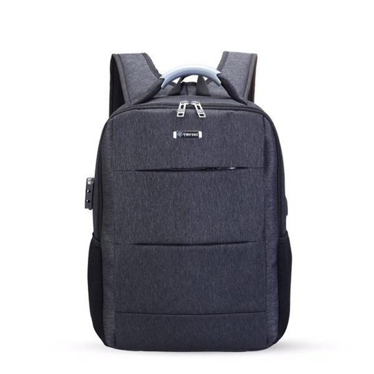 Mochila Executiva  Notebook Anti Furto Usb  Impermeavel com chave segredo - Cinza Menor preço em Mochila Executiva  Notebook Anti Furto Usb  Impermeavel com chave segredo - Cinza