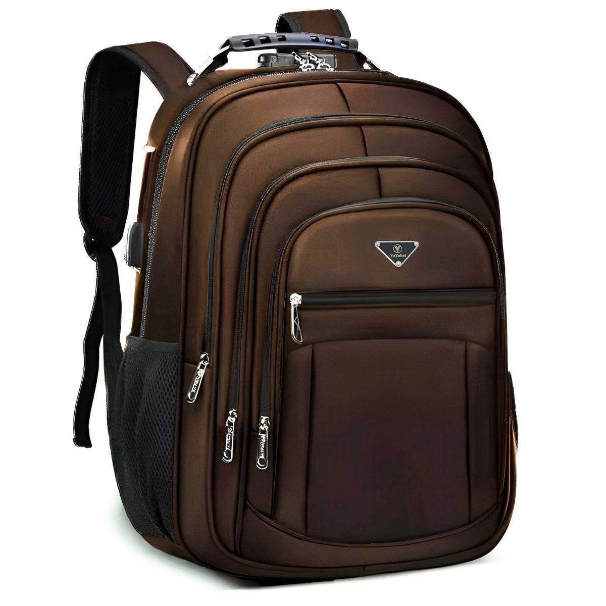 Mochila Executiva Notebook Impermeável Reforçada Senha Antifurto Faculdade Trabalho com Porta USB Menor preço em Mochila Executiva Notebook Impermeável Reforçada Senha Antifurto Faculdade Trabalho com Porta USB