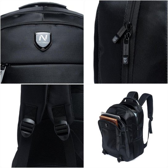 Mochila Executiva Nytron Notebook Laptop Espaçosa Resistente