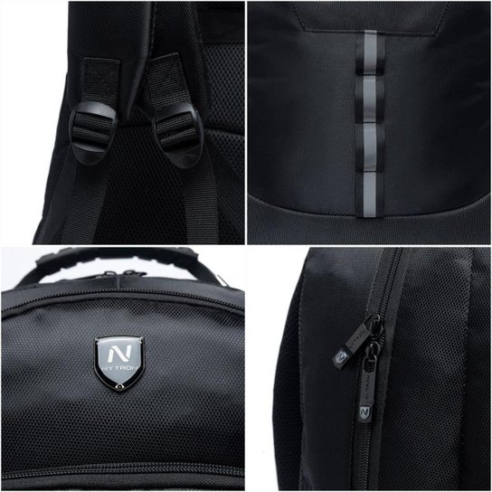 Mochila Executiva Nytron Notebook Laptop Espaçosa Resistente