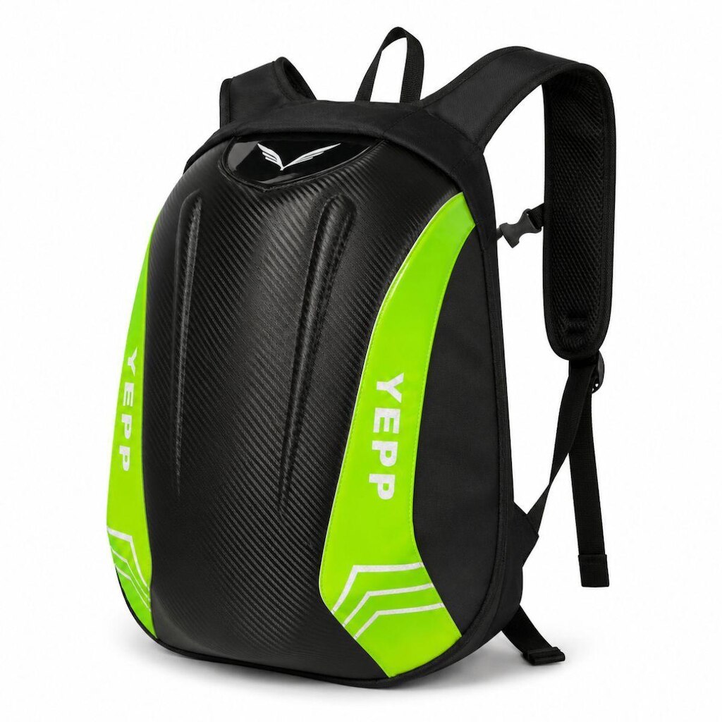 Mochila Expansível Motoqueiro Guarda Capacete Impermeável