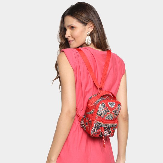 Mochila Farm Borogodó Floral Pequim Feminina