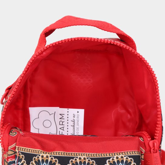 Mochila Farm Borogodó Floral Pequim Feminina
