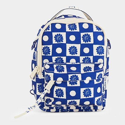 Mochila Farm Borogodo Quadriculado - Feminino