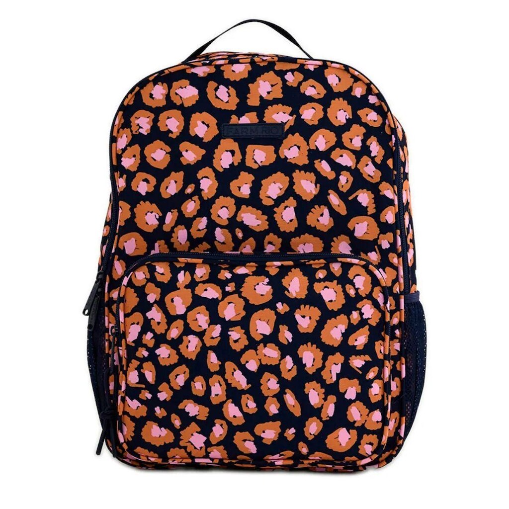 Mochila Farm Me Leva Leopard Pop 78331108 Marinho