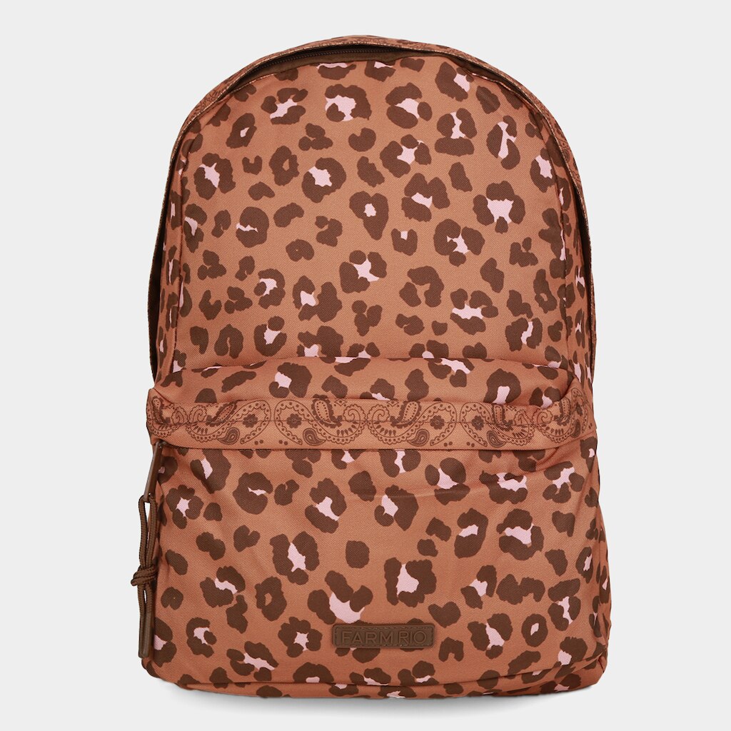 Mochila Farm Xodó Onça Bandana Feminina
