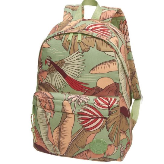Mochila Farm Xodó Revoada Tropical - Verde Menor preço em Mochila Farm Xodó Revoada Tropical - Verde