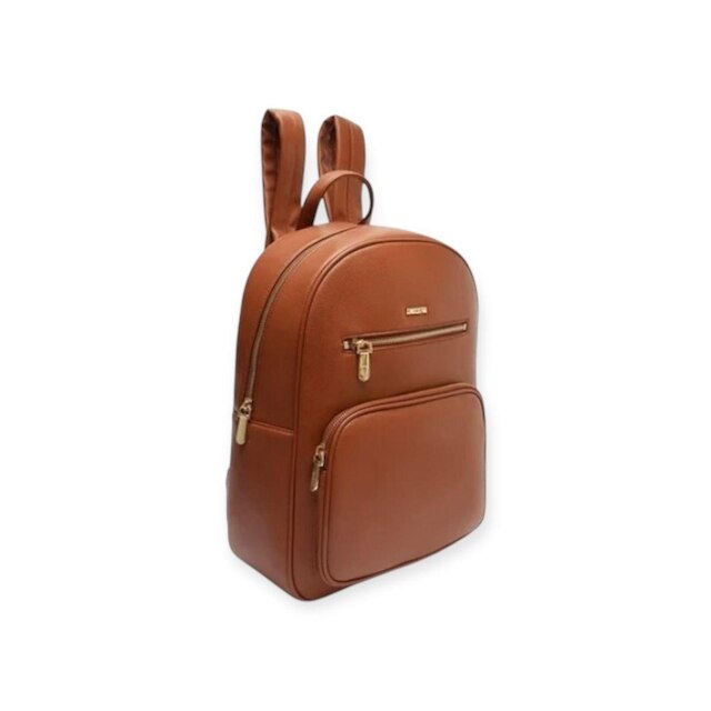 Mochila Feminina Anacapri Multi Bolsos Média Marrom