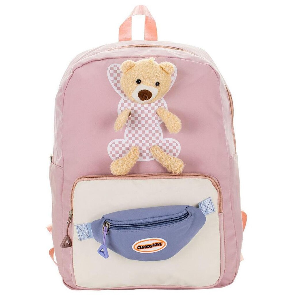 Mochila Feminina  Arara Dourada - Ry6679 - Rosa - U