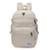 Mochila Feminina Bolsa Escolar Notebook Resistente Faculdade Trabalho 18 Litros - Bege