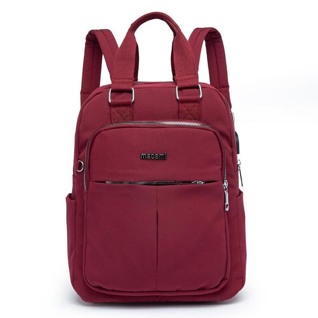 Mochila Feminina Bolsa Notebook Reforçada USB 15 Litros