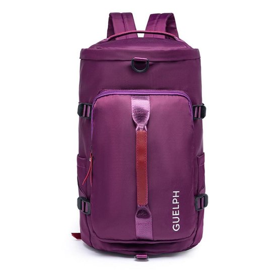 Mochila Feminina Bolsa Transversal Academia Impermeável Alça Removível Reforçada Trabalho Viagem - Vinho Menor preço em Mochila Feminina Bolsa Transversal Academia Impermeável Alça Removível Reforçada Trabalho Viagem - Vinho