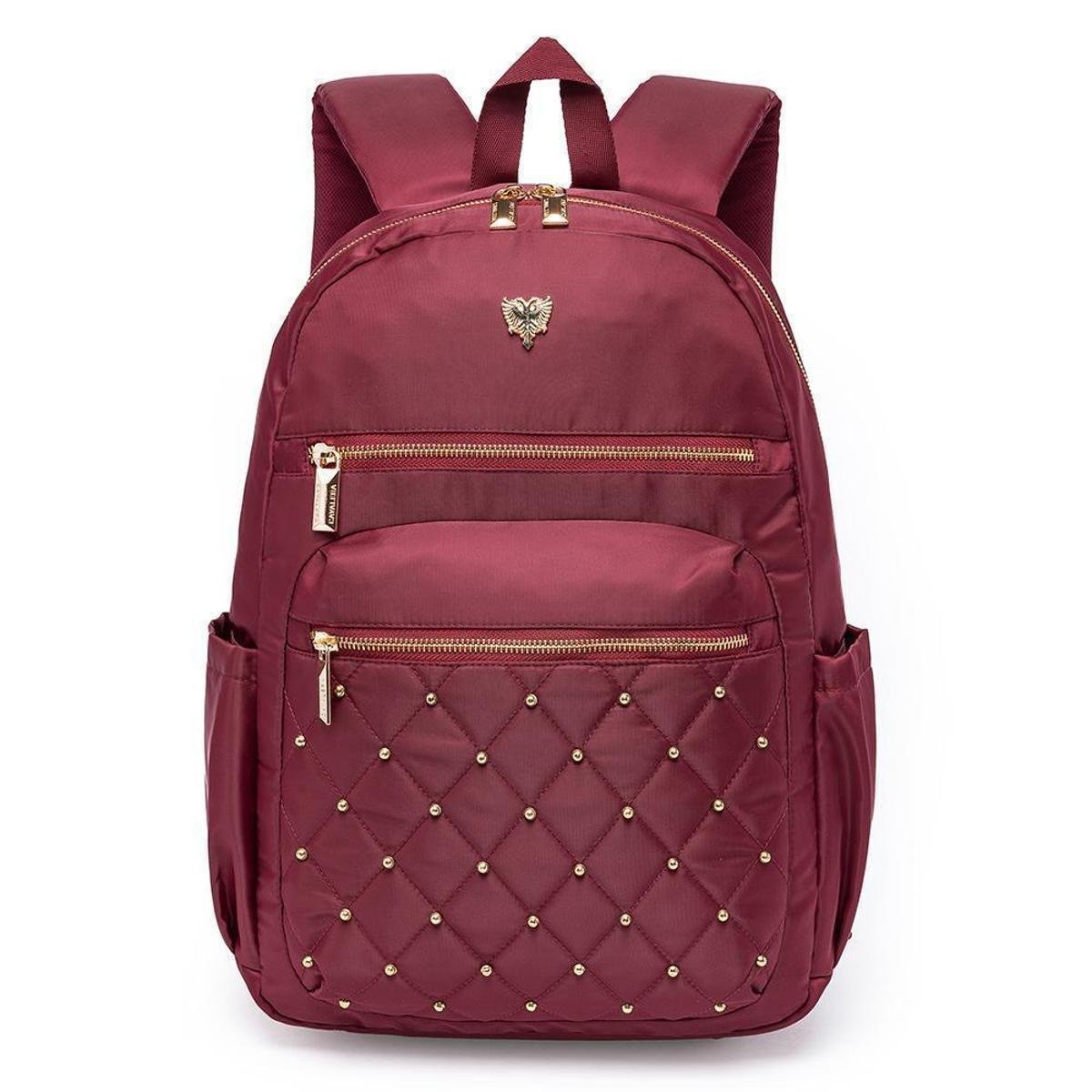 Mochila Feminina Escolar Casual Resistente Espaçosa Moderna Trabalho