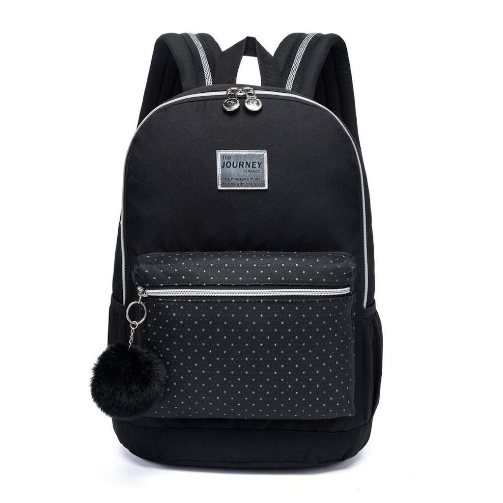Mochila Feminina Escolar Reforçada Estilosa
