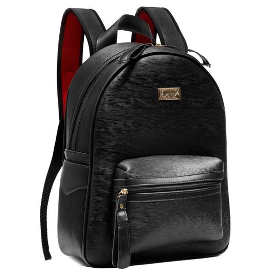 Mochila Feminina Escolar Viagem Trabalho Bolsa Resistente Espaçosa Reforçada Impermeável Moderna - Preto Menor preço em Mochila Feminina Escolar Viagem Trabalho Bolsa Resistente Espaçosa Reforçada Impermeável Moderna - Preto