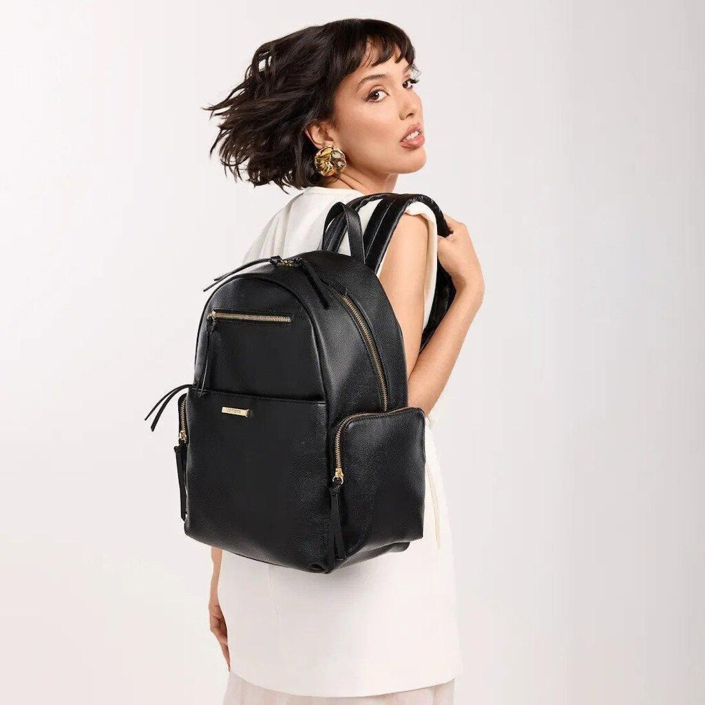 Mochila Feminina Grande Via Marte B2-715-01 Preto