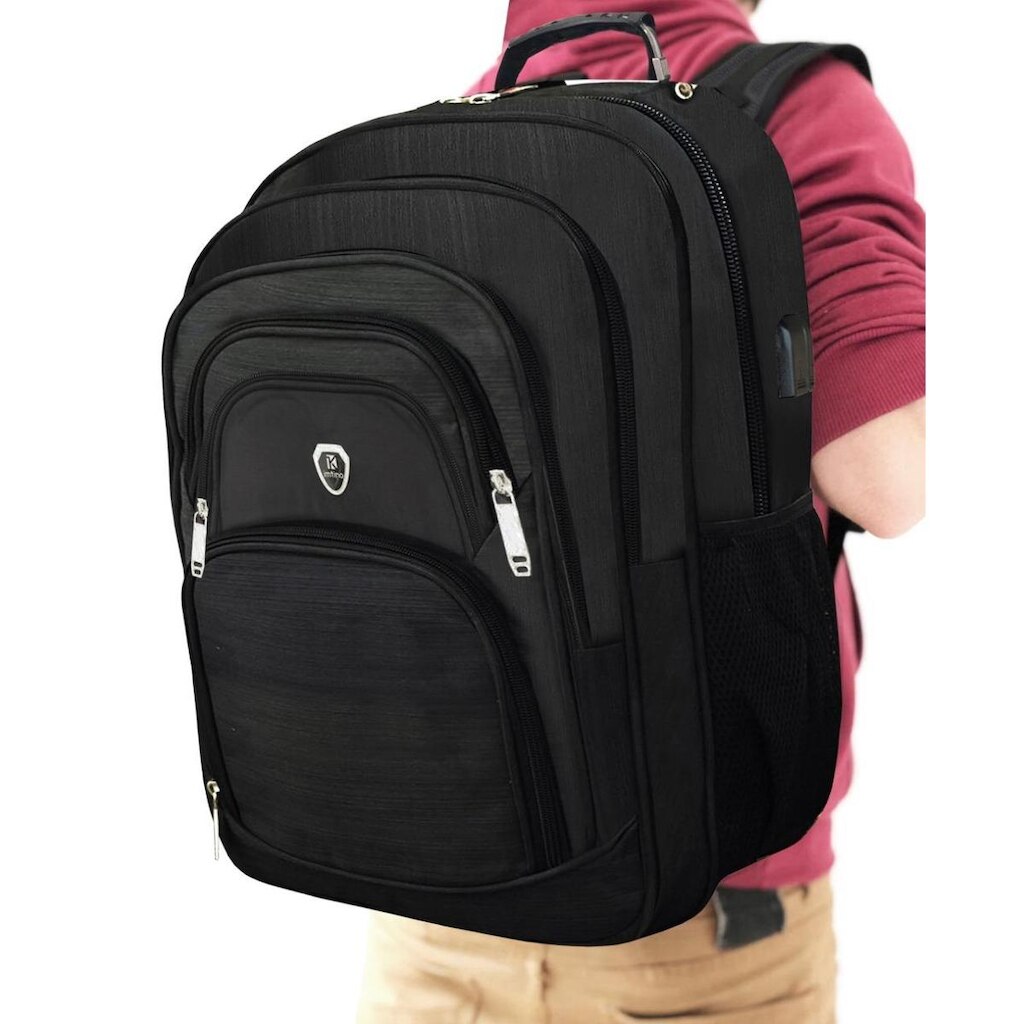 Mochila Feminina Masculina Notebook Reforçada Faculdade Usb