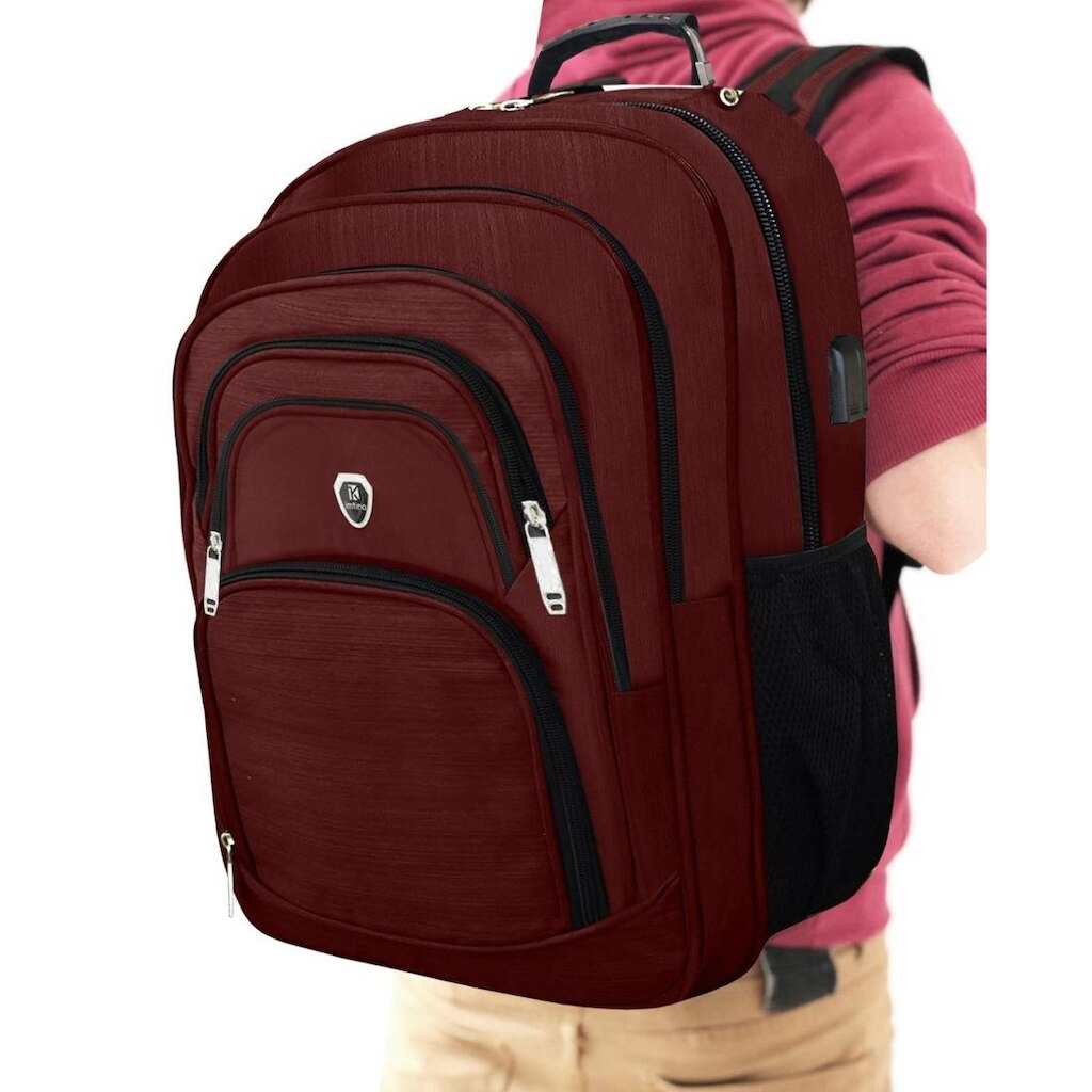 Mochila Feminina Masculina Notebook Reforçada Faculdade Usb