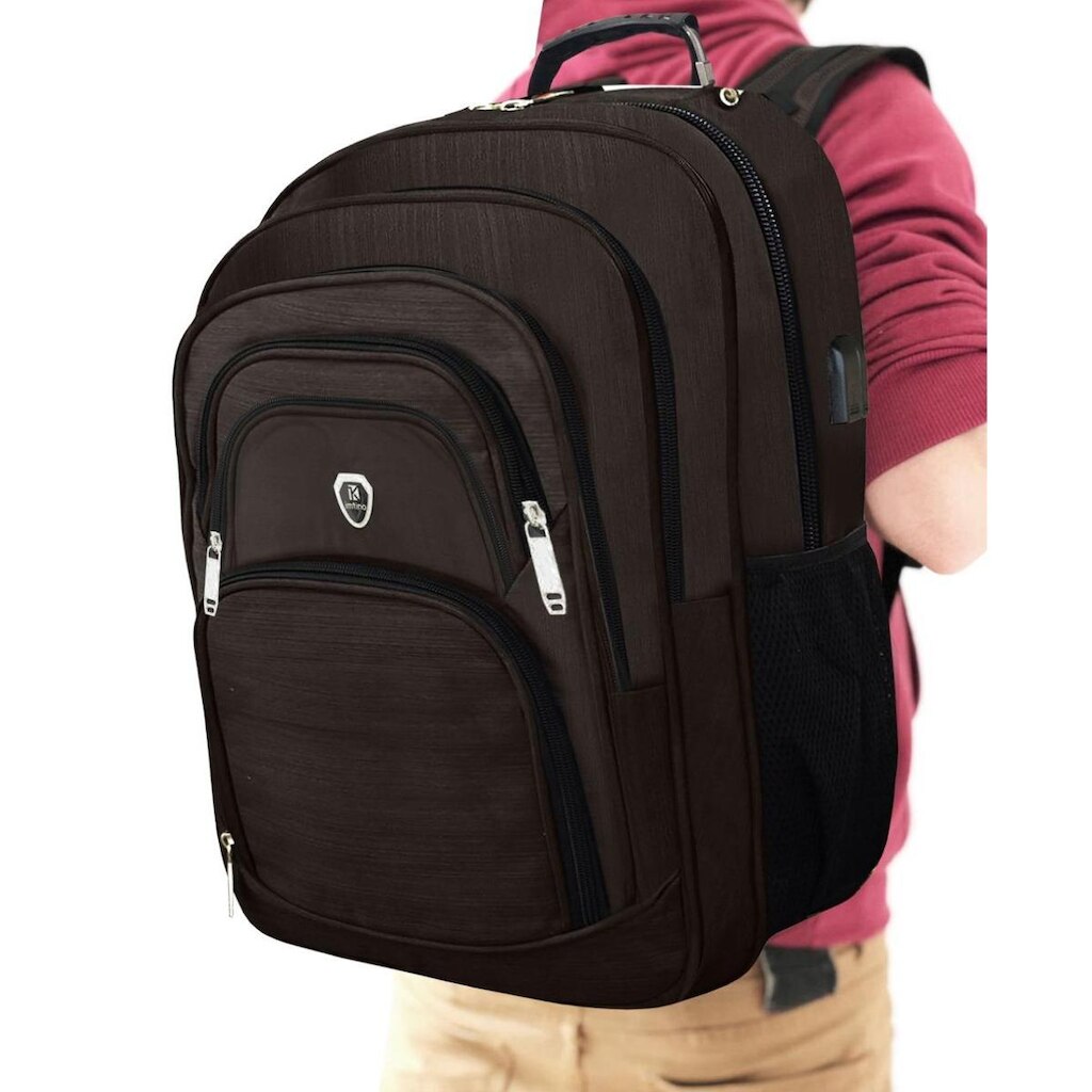Mochila Feminina Masculina Notebook Reforçada Faculdade Usb