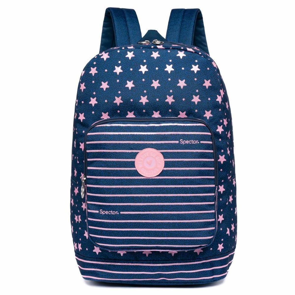 Mochila Feminina Spector Escolar Reforçada Casual 25,5 Litros