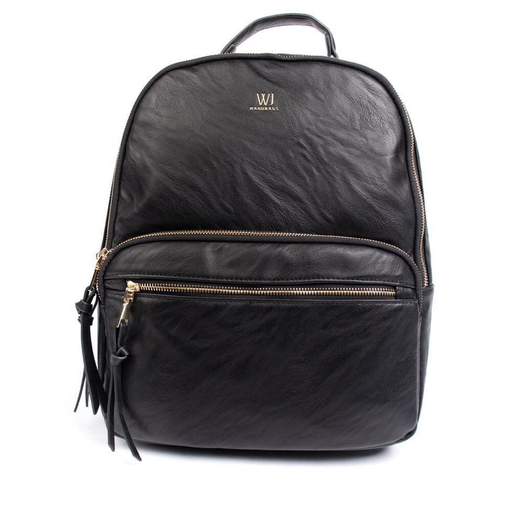 Mochila Feminina WJ Grande Burnished Preto
