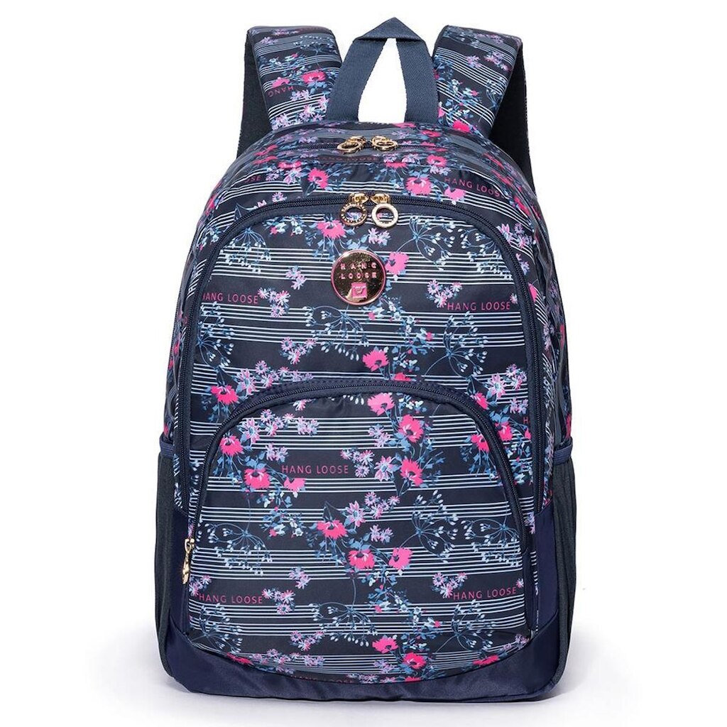 Mochila Hang Loose Camelia Floral  Estampada