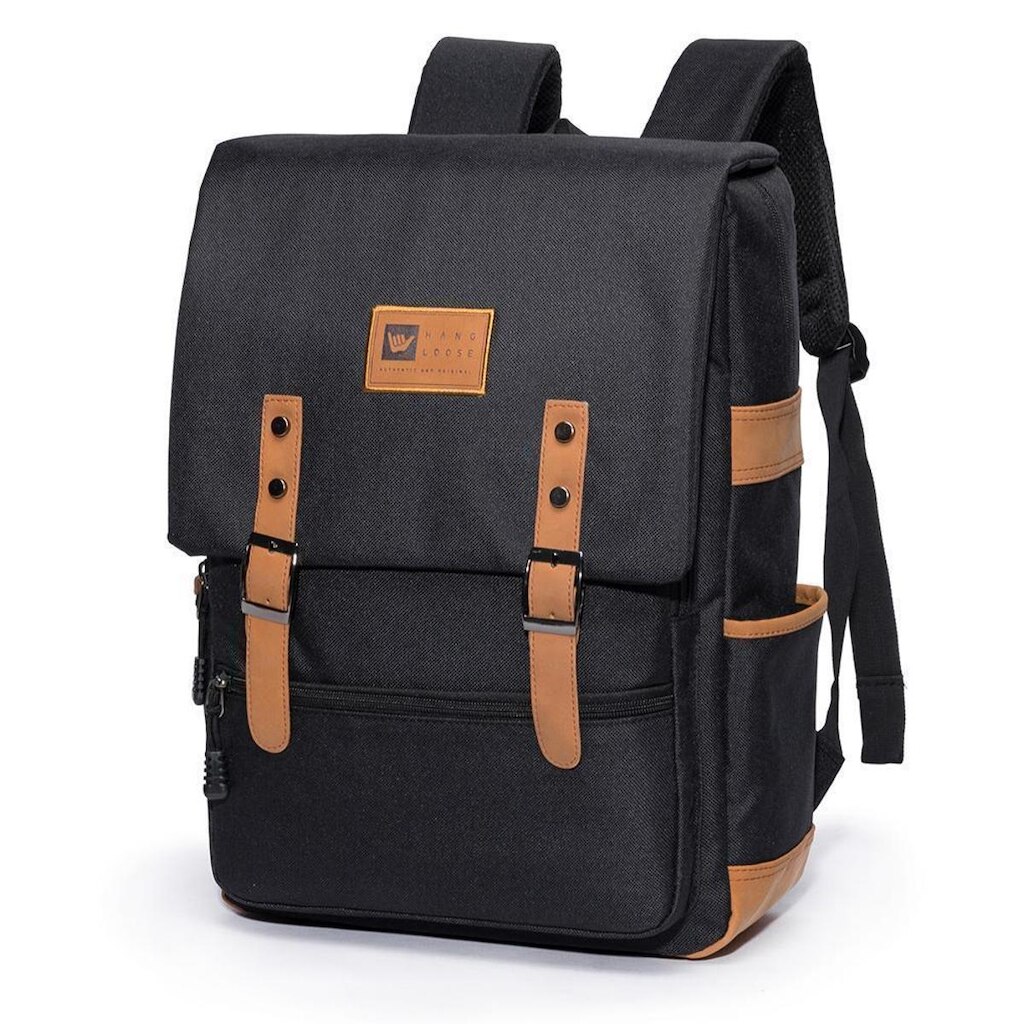 Mochila Hang Loose Executiva Vintage P/ Notebook Reforçada