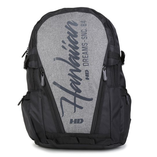 Mochila HD Dreams - Preto+Cinza Menor preço em Mochila HD Dreams - Preto+Cinza
