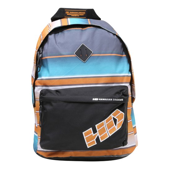Mochila HD Sunset - Laranja+Azul Menor preço em Mochila HD Sunset - Laranja+Azul