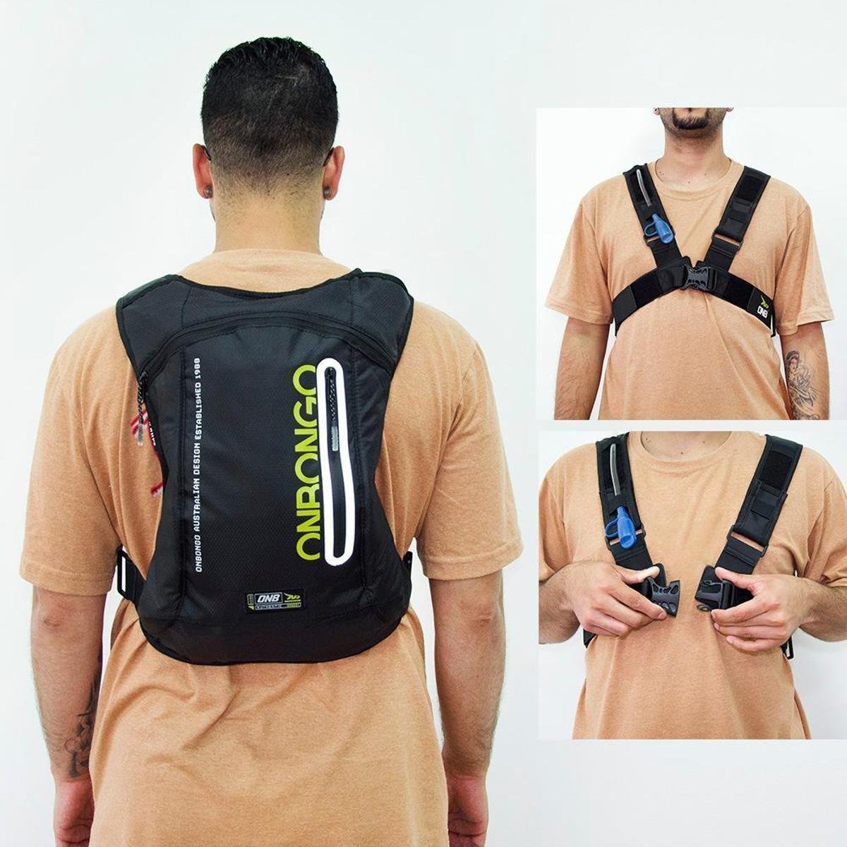 Mochila Hidratação Onbongo Bike Impermeável Bolso Térmico Trilha 2 Litros Menor preço em Mochila Hidratação Onbongo Bike Impermeável Bolso Térmico Trilha 2 Litros