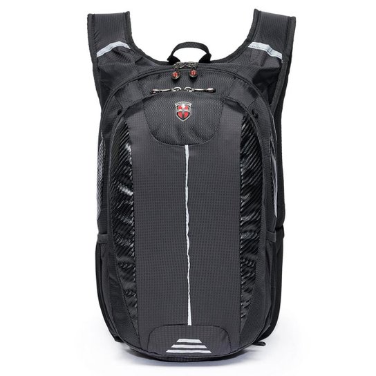 Mochila Hidratação Swissport Camelback Ciclismo Com Bolso Térmico - Preto Menor preço em Mochila Hidratação Swissport Camelback Ciclismo Com Bolso Térmico - Preto