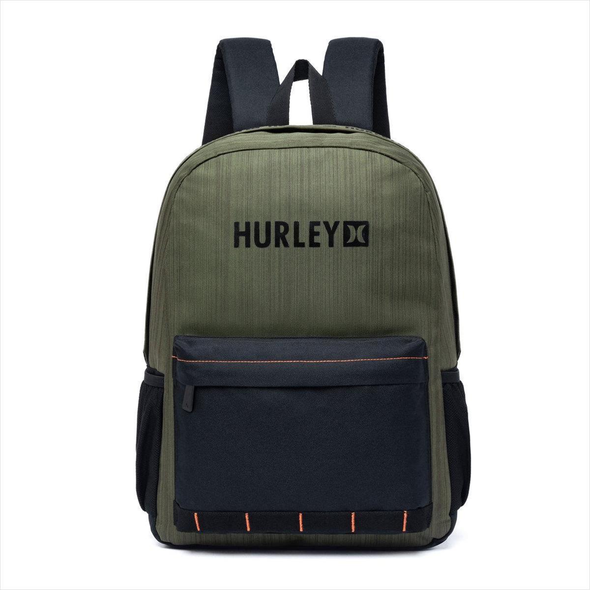 Mochila Hurley Masculina Casual Bolsa Resistente Espaçosa Original