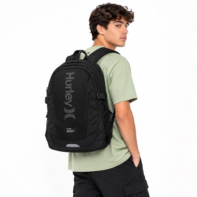 Mochila Hurley Notebook Reforçada Grande Masculina 28 Litros