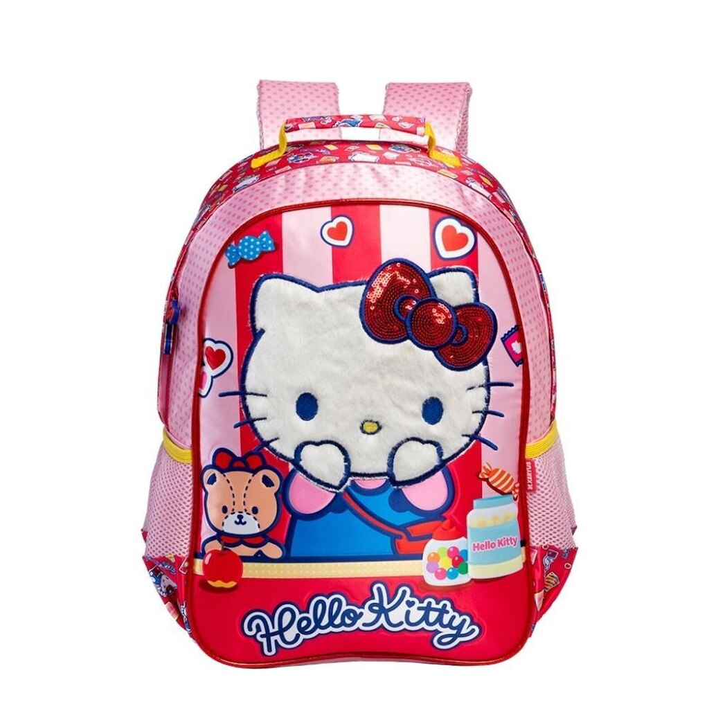 Mochila Infantil De Costas Escolar adolescente Jovem Hello Kitty Original 15382