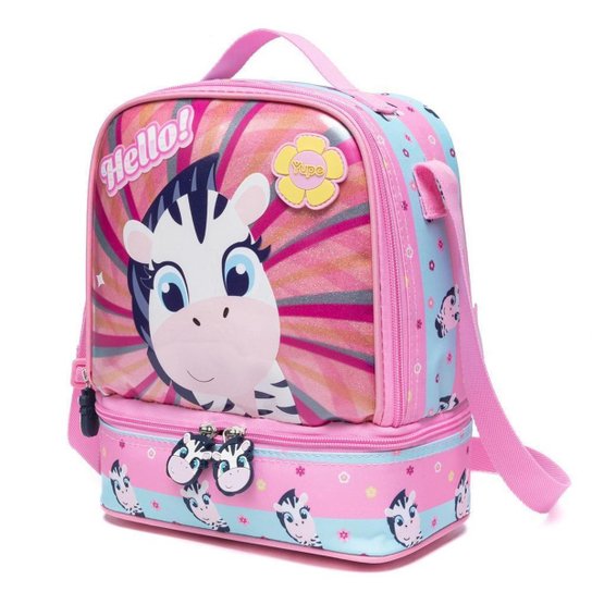 Mochila Infantil Grande Resistente Lancheira Estojo Escolar