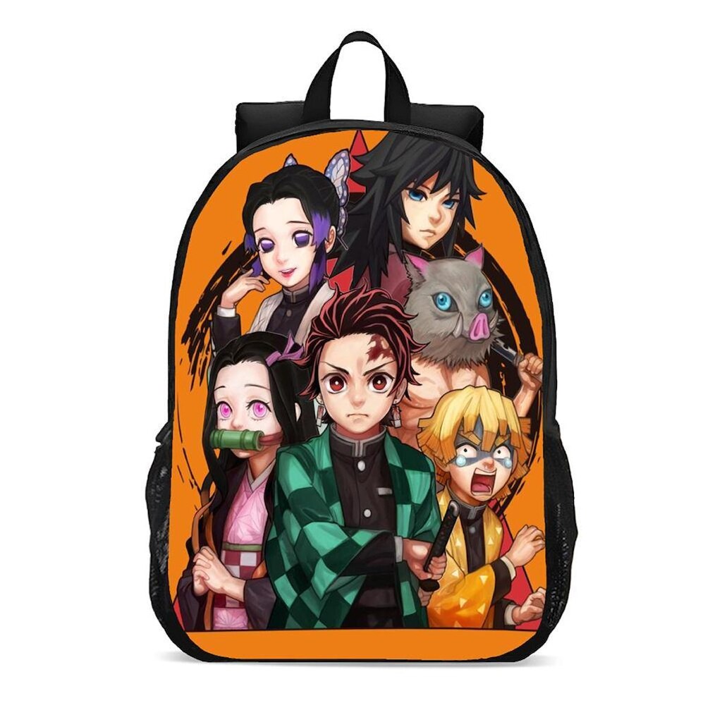 mochila infantil juvenil anime demon slayer
