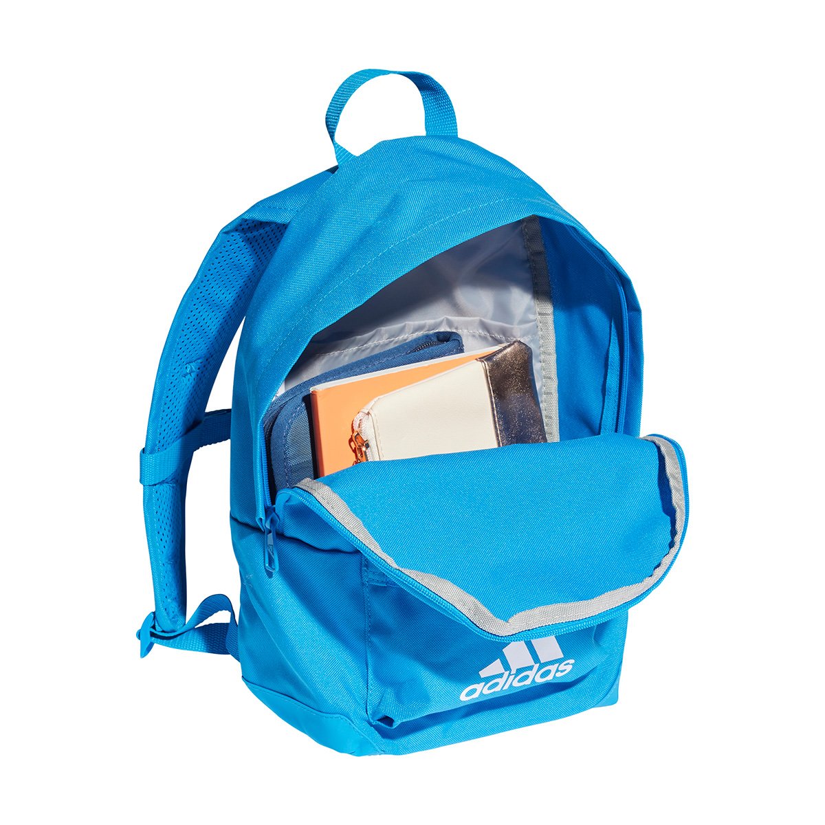 mochila adidas azul bebe