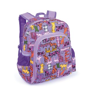 Mochila Infantil LS MO3120 com bolso frontal e 2 bolsos laterais