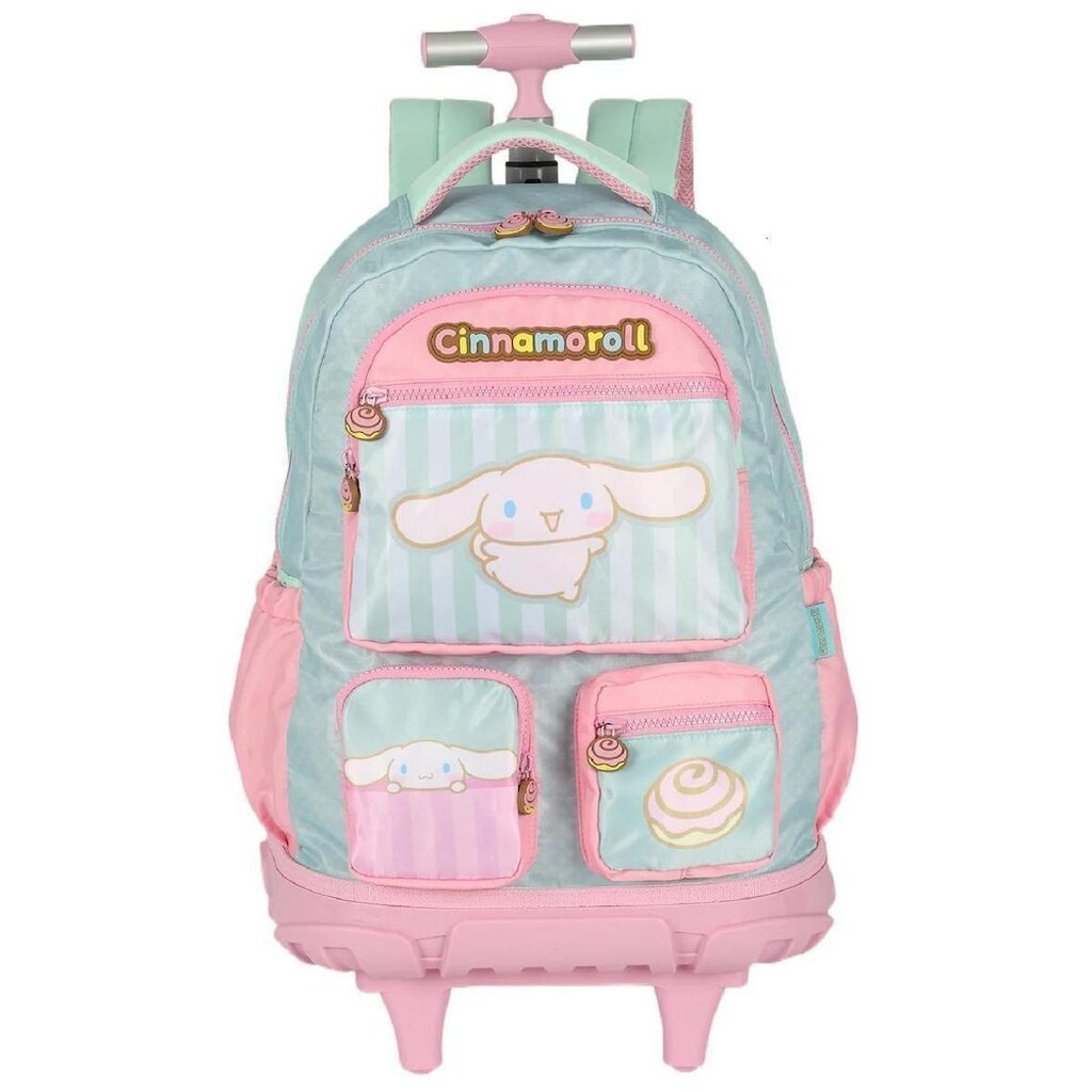 MOCHILA INFANTIL LUXCEL AMIGOS DA KELLO KITY COM RODAS MC49694SR